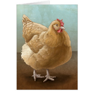 Buff Orpington Hen Cards