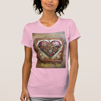 Buff Red Heart Steampunk Series T-Shirt