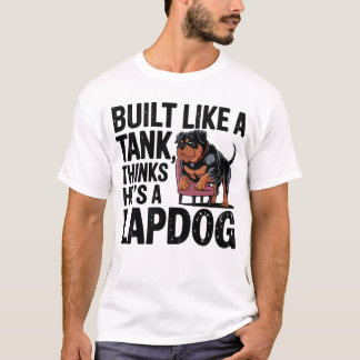 Buff Rottweiler - Tough Dog Art T-Shirt
