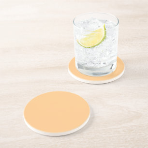 Buff (solid colour)  coaster