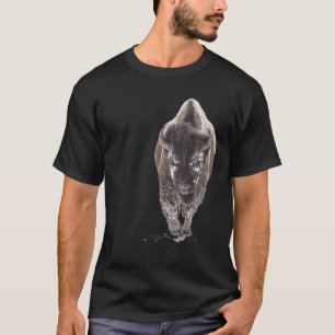 Buffalo American Bison snow Western Gift T-Shirt