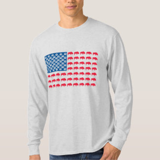 Buffalo American Flag T-Shirt