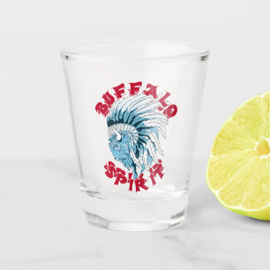 Buffalo Animal Spirit Shot Glass