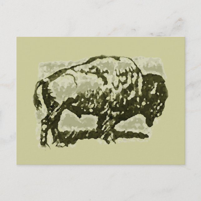 Buffalo Art Postcard (Front)