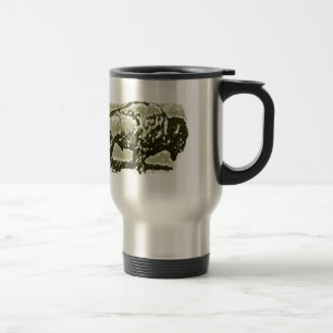 Buffalo Art Travel Mug