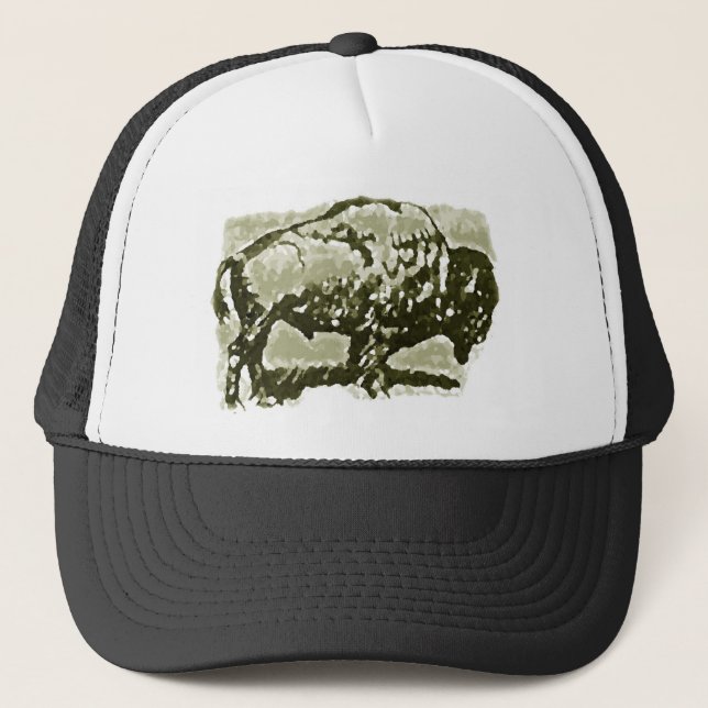 Buffalo Art Trucker Hat (Front)