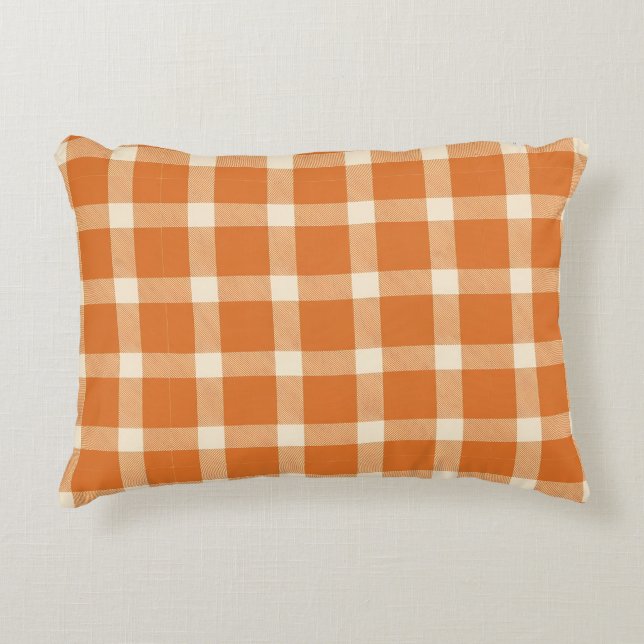 Buffalo Autumn Plaid Decorative Cushion (Front)