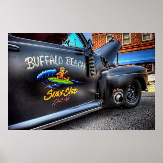 Buffalo Beach Surf Shop Poster (Front)