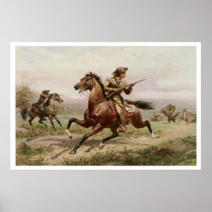 Buffalo Bill 1885 Vintage Art Print Poster