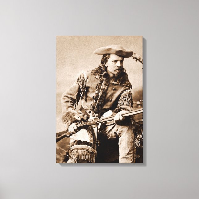 Buffalo Bill Cody - Circa 1880 Canvas Print (Front)