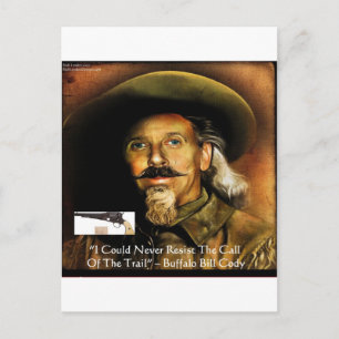 Buffalo Bill Cody His Gun & Quote Gifts & Cards