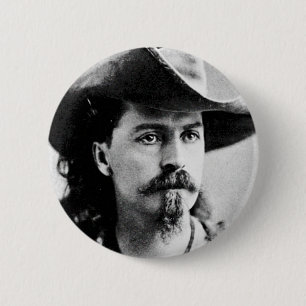Buffalo Bill Cody Western 6 Cm Round Badge