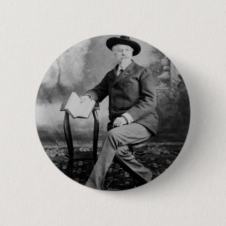 Buffalo Bill Cody Wild West Show 6 Cm Round Badge