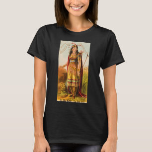 Buffalo Bill Handsomest Indian Maiden 1880s T-Shirt