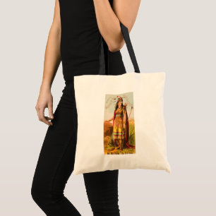 Buffalo Bill Handsomest Indian Maiden 1880s Tote Bag