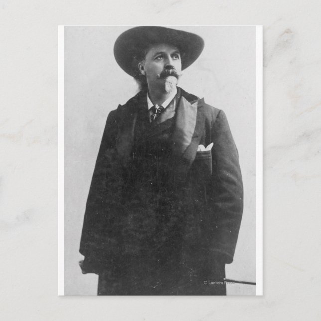 Buffalo Bill Portrait Postcard (Front)