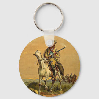 Buffalo Bill "The Scout" Vintage Advertisement Key Ring