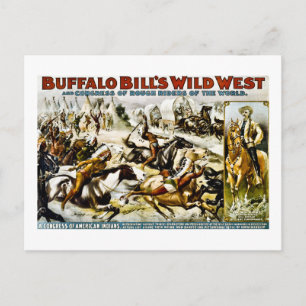 Buffalo Bill Wild West 1899 Postcard