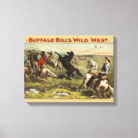 Buffalo Bill Wild West Cowboy Horse Poster