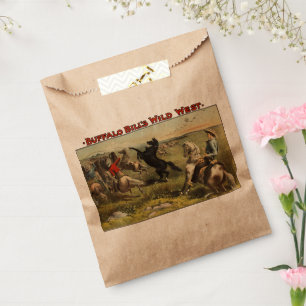 Buffalo Bill Wild West Cowboy Horse Poster Favour Bags