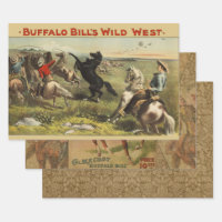 Buffalo Bill Wild West Cowboy Horse Poster