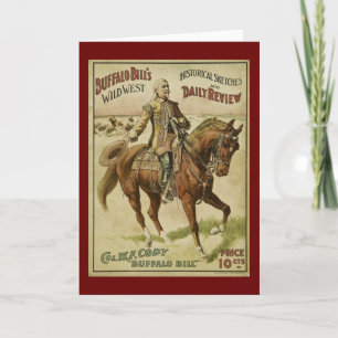 Buffalo Bill Wild West Daily Shows Card