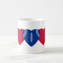 Buffalo Bills Football Heart Design