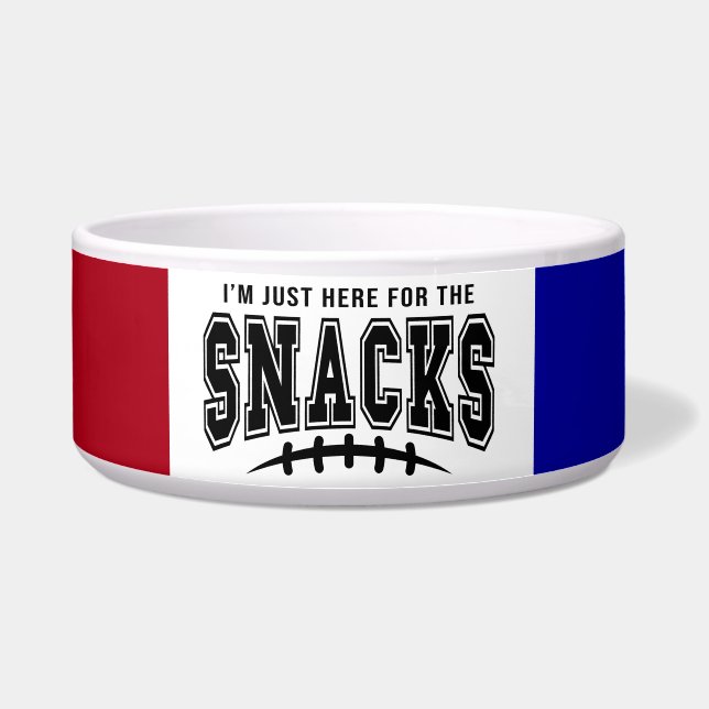 Buffalo Bills Football Here For The Snacks Pet  (Front)
