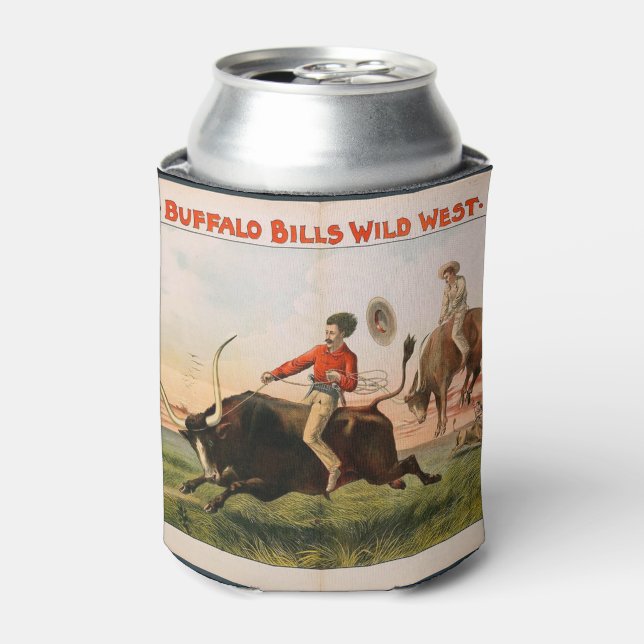 Buffalo Bills Wild West 1889 Can Cooler (Can Front)