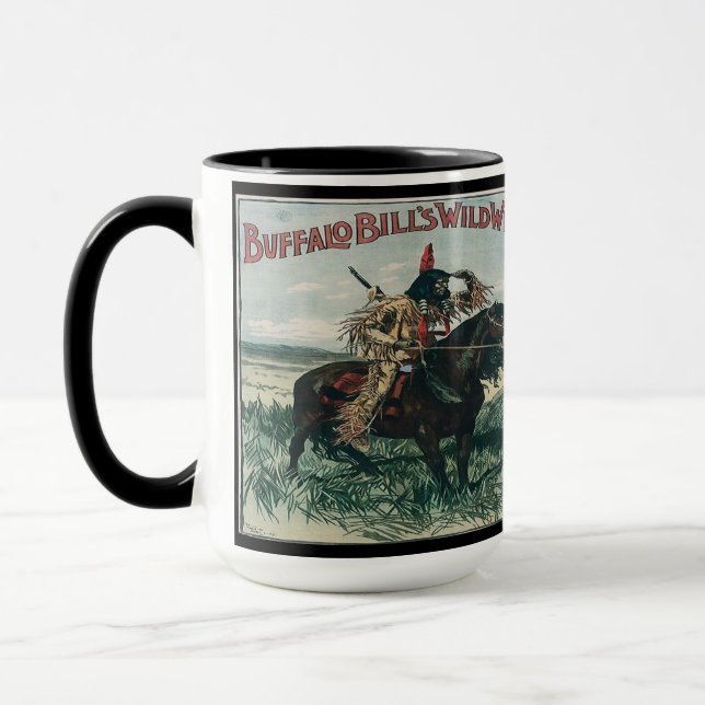 Buffalo Bills Wild West 1889 Mug (Left)