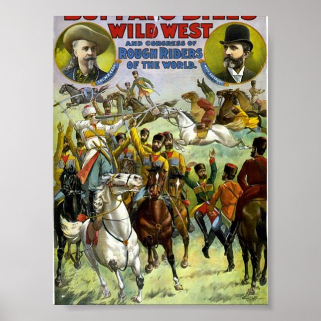 Buffalo Bill's wild west and congress of rough rid Poster (Front)