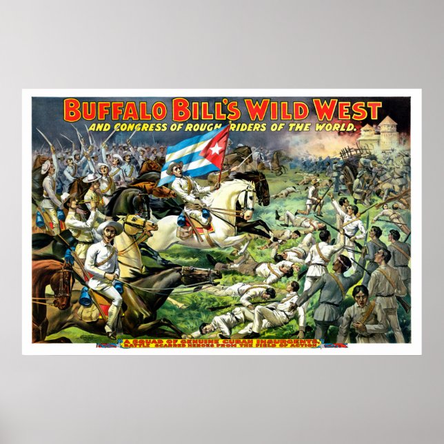 Buffalo Bill's Wild West/Congress of Rough Riders Poster (Front)