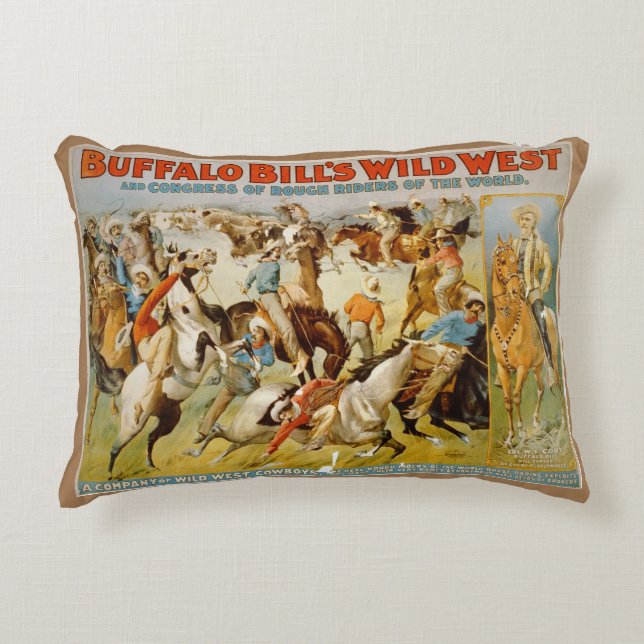 Buffalo Bill's Wild West  Decorative Cushion (Front)