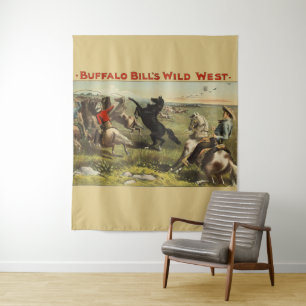 Buffalo Bill's Wild West Horses Tapestry