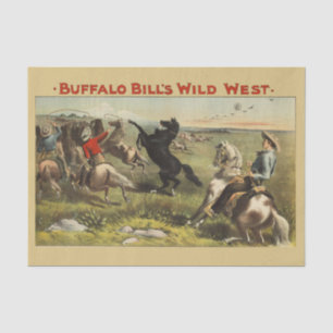 Buffalo Bill's Wild West Horses Tissue Paper