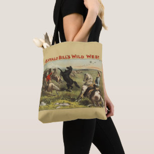 Buffalo Bill's Wild West Horses Tote Bag