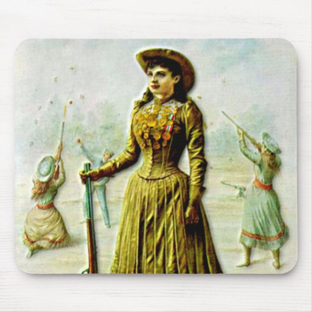 Buffalo Bill's Wild West Poster Annie Oakley Mouse Mat (Front)
