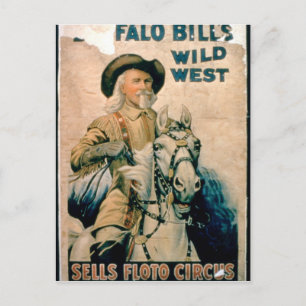 'Buffalo Bill's Wild West', Sells Floto Circus (co Postcard