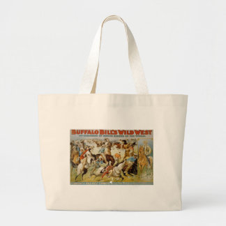 Buffalo Bill's Wild West Show Large Tote Bag