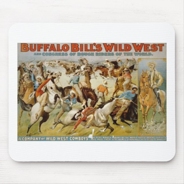 Buffalo Bill's Wild West Show Mouse Mat (Front)