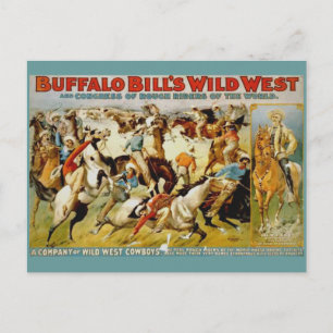 Buffalo Bill's Wild West Show Postcard