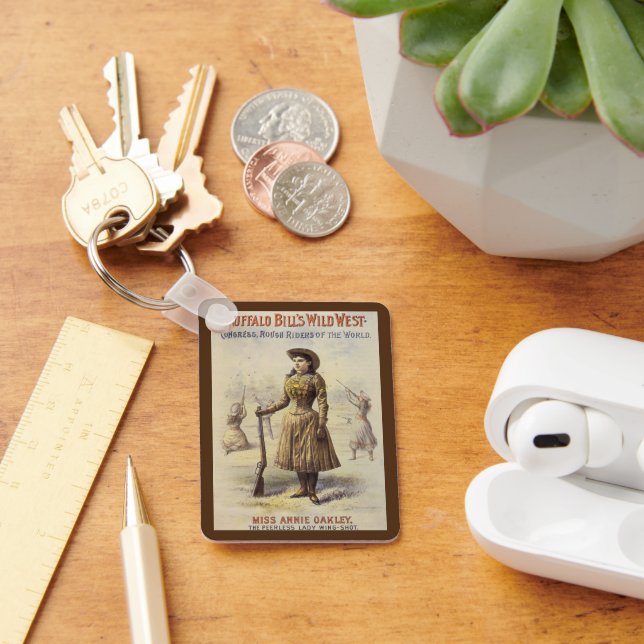 Buffalo Bill's Wild West Show with Annie Oakley Key Ring (Desk)