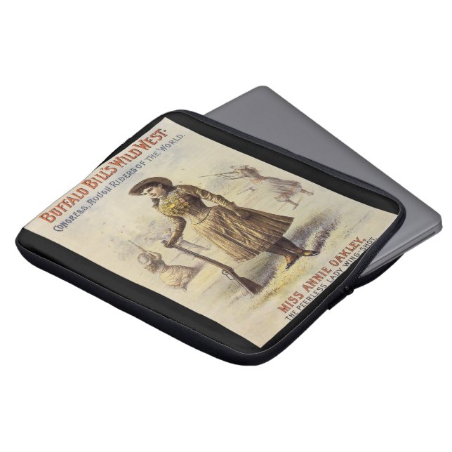 Buffalo Bill's Wild West Show with Annie Oakley Laptop Sleeve (Front Top)