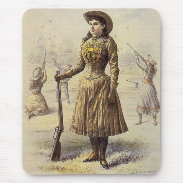 Buffalo Bill's Wild West Show with Annie Oakley Mouse Mat (Front)