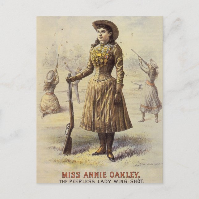 Buffalo Bill's Wild West Show with Annie Oakley Postcard (Front)