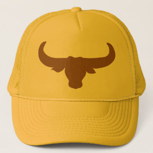 Buffalo Bison Bull Horns Mammalia Animal Trucker Hat