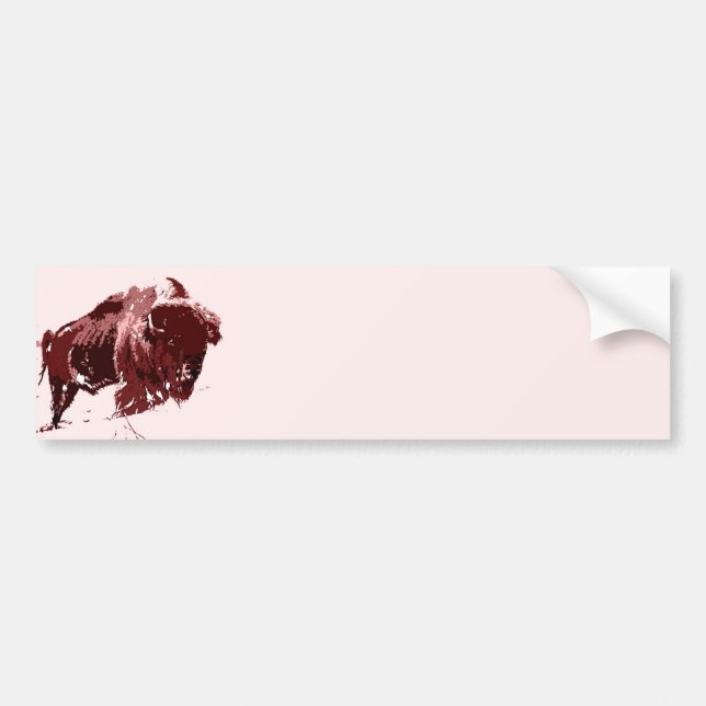 Buffalo - Bison Bumper Sticker (Front)