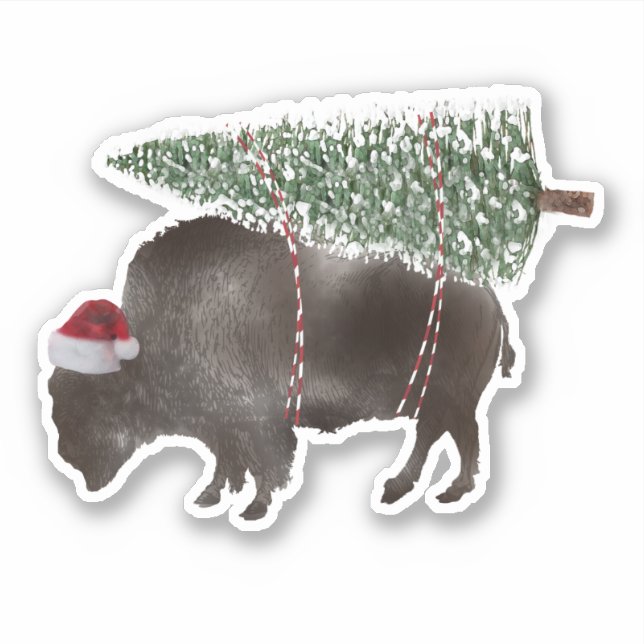 Buffalo Bison Christmas Tree (Front)