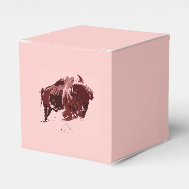 Buffalo - Bison Favour Box (Front Side)