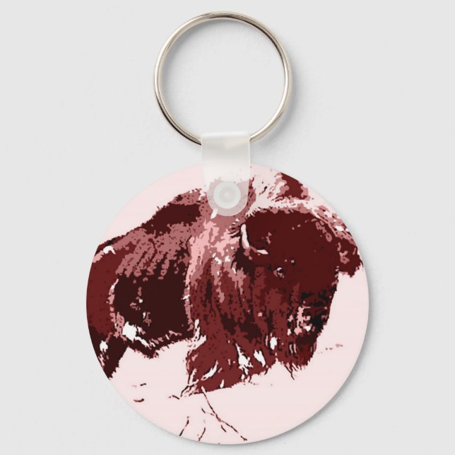 Buffalo - Bison Key Ring (Front)